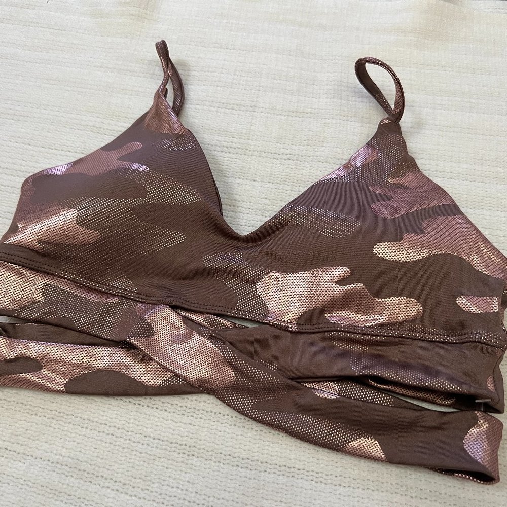New Sommer Ray ACTIVE BRA - GOLD CAMO
